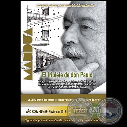 MANDU'A Revista de la Construcción - Nº 403 - Noviembre 2016